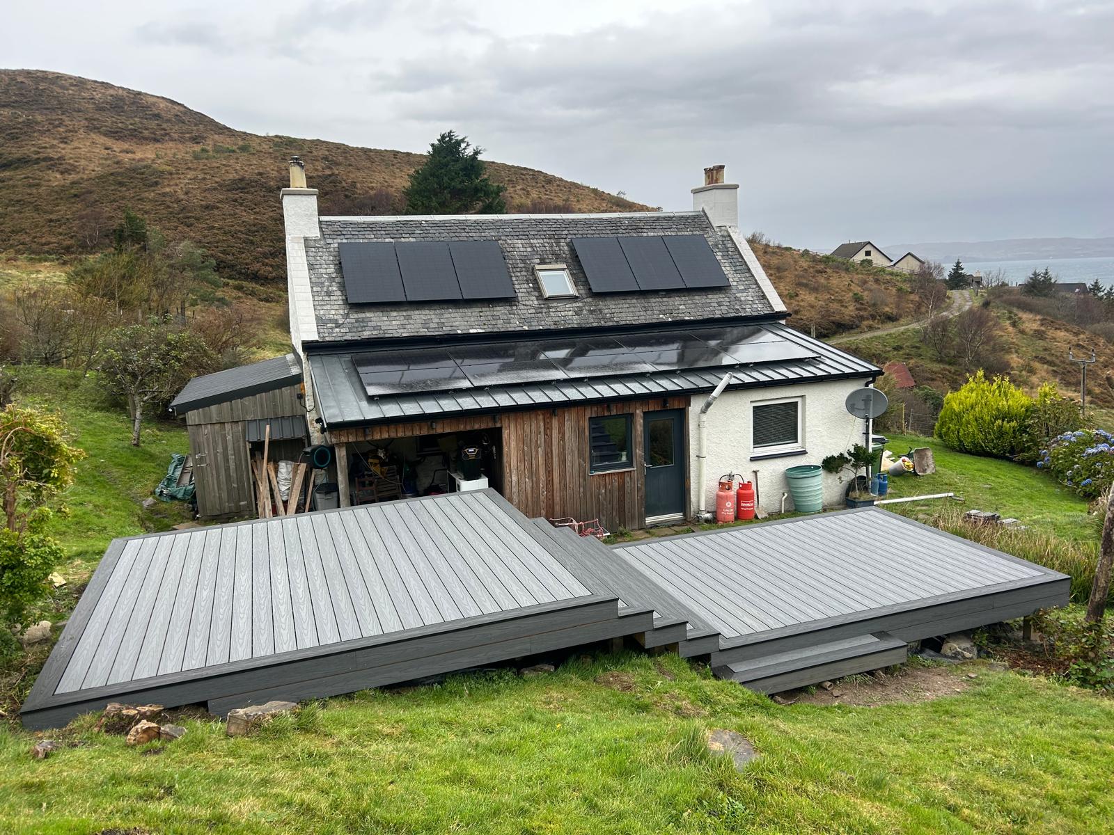 Garden room and decking project 2 in Scotland - Professional services by Glenhaus Garden Rooms